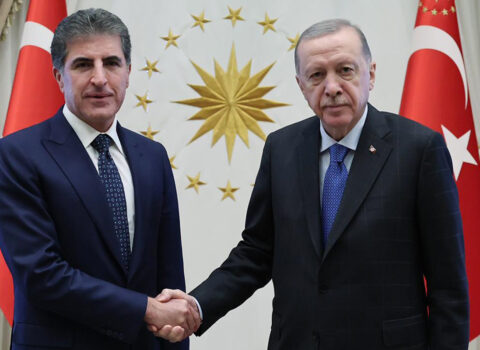 Ərdoğan Bərzanini qəbul etdi