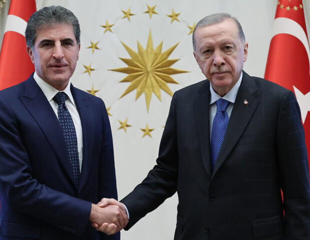 Ərdoğan Bərzanini qəbul etdi