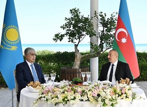 Tokayevdən Əliyevə: Sizin güclü liderliyinizlə…