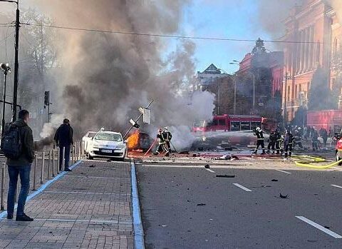 Rusiya Çerniqovda televiziya qülləsinə zərbə endirdi