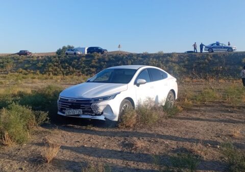 Goranboyda piyadanı vuran avtomobil dərəyə düşüb – YENİLƏNİB
