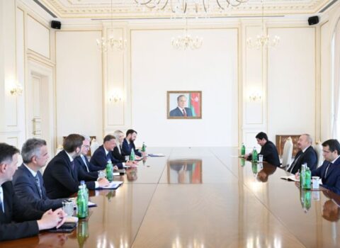 Prezident İlham Əliyev Xorvatiya parlamentinin nümayəndə heyətini qəbul etdi – FOTO
