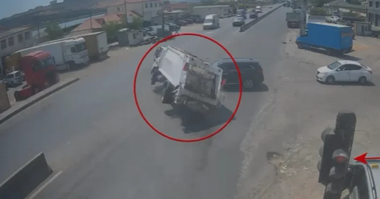 Qırmızı işığa məhəl qoymadı, ağır qəzaya səbəb oldu – Anbaan video