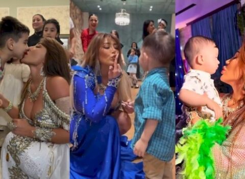 Gördüyü uşaqları tutub dodağından öpür – Rəqqasəyə sərt ittihamlar