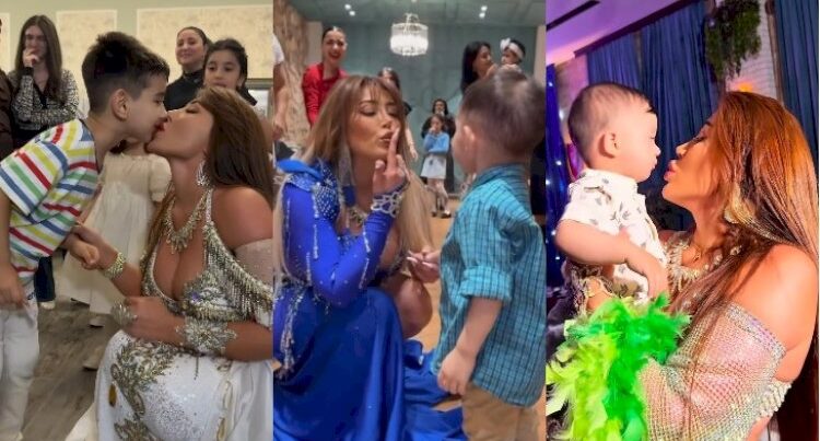 Gördüyü uşaqları tutub dodağından öpür – Rəqqasəyə sərt ittihamlar