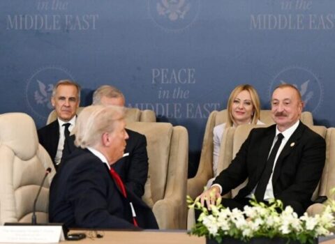 Prezidentin sosial şəbəkə hesablarında Sülh Sammitindən paylaşım edilib – FOTO