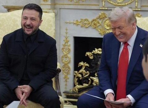 Zelenski Trampla görüşə gəldi