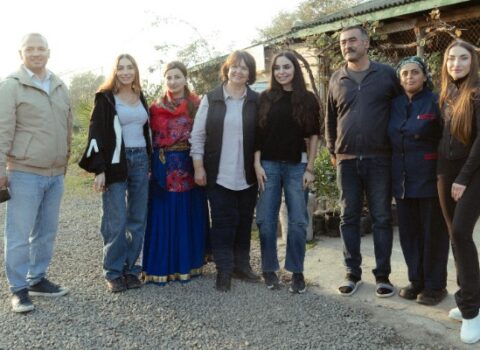 Leyla, Arzu və Alena Əliyevalar fermer təsərrüfatı ilə tanış oldular – FOTOLAR