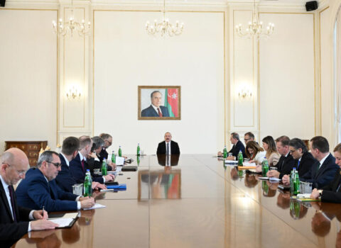 Prezident İlham Əliyev NATO nümayəndə heyətini qəbul etdi – FOTO