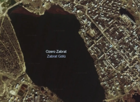 Zabrat gölü son illərdə sürətlə quruyub – FOTO