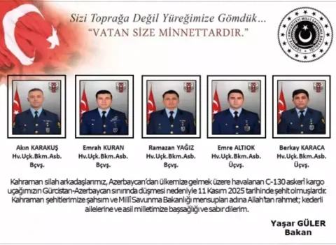 Türkiyə Müdafiə Nazirliyi təyyarə qəzası barədə yeni məlumat yaydı