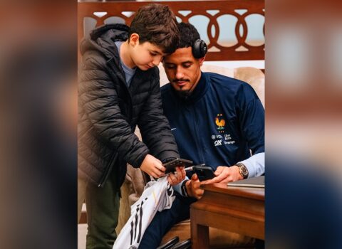 Bakıya gələn kimi Saliba ilə selfi etdi – Fotolar