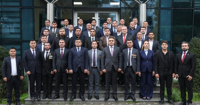 SİMDNX-da Zəfər Gününün 5 illiyi münasibətilə şəhid ailələri, qazilər və Vətən müharibəsi iştirakçıları ilə görüş keçirilib