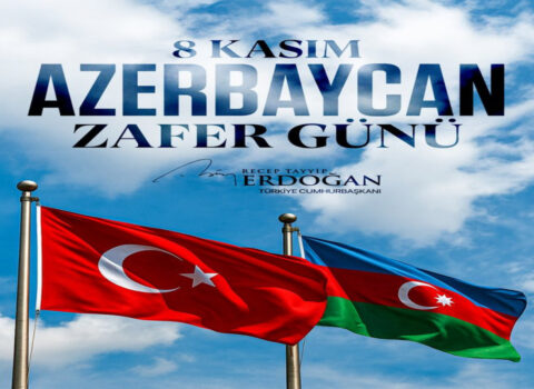 Ərdoğan Azərbaycan xalqını Zəfər Günü münasibətilə təbrik edib