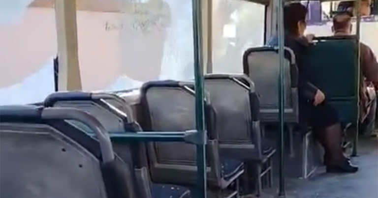 Sürücü avtobusu niyə bu vəziyyətdə idarə edib? – VİDEO