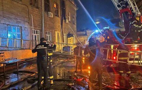 SON DƏQİQƏ: Bakıda daha bir binada yanğın – VİDEO/FOTO