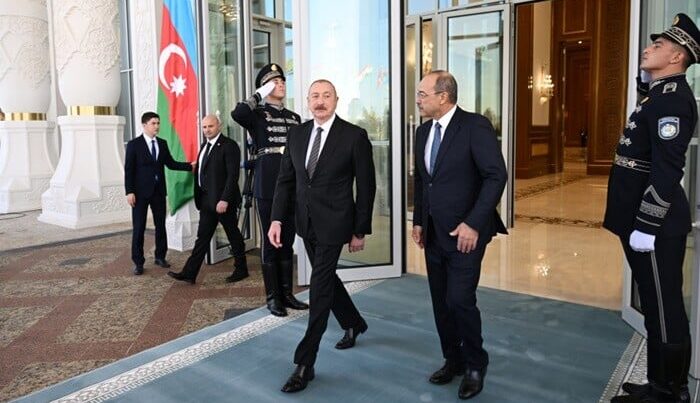 İlham Əliyevin Özbəkistana səfərindən – VİDEO