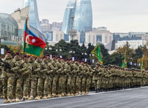 Türkiyə və Pakistan əsgərləri Bakıda – VİDEO