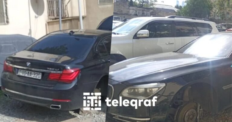 Küçədə yararsız vəziyyətdə qalan “AA” seriyalı avtomobil kimindir? – FOTOLAR