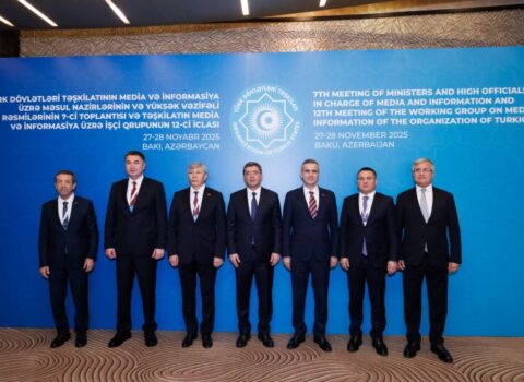 Türk Dövlətləri Təşkilatının media və informasiya üzrə məsul nazirlərinin və yüksək vəzifəli rəsmilərinin 7-ci toplantısı keçirildi – FOTO