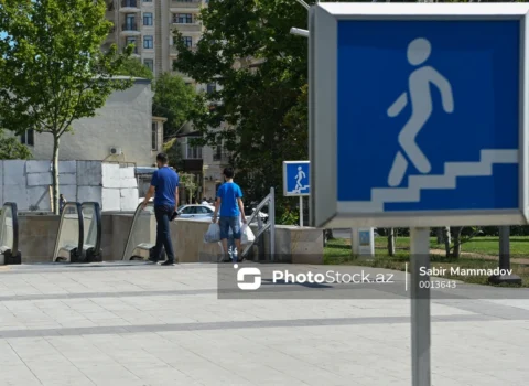 Bakıdakı piyada keçidlərindən biri hərəkət üçün bağlanacaq