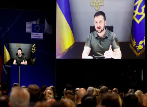 Zelenski xalqa müraciət etdi