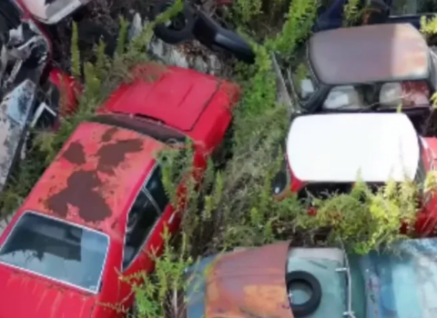 Tərk edilmiş lüks avtomobil salonu TAPILDI: nadir modellər heyrət doğurdu – FOTOLAR