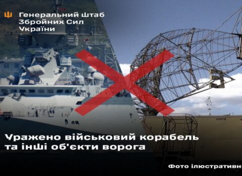 Ukrayna Xəzər dənizində Rusiyanın hərbi gəmisinə zərbə endirib