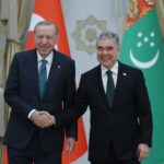 Ərdoğan Aşqabadda Berdiməhəmmədovla görüşdü