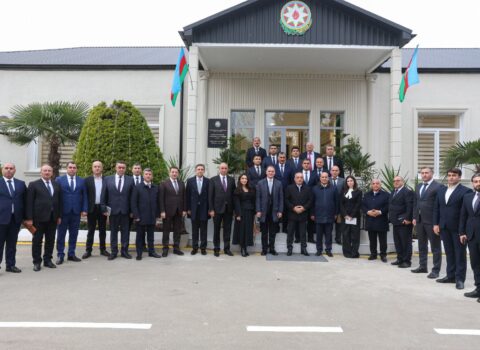 Zaur Mikayılov 5 saylı Lənkəran-Astara regional bölməsinin yeni inzibati binası ilə tanış oldu – FOTO