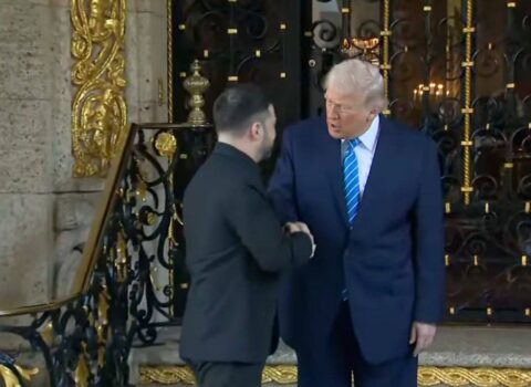 Tramp və Zelenski “Mar-a-Laqo”da bir araya gəldi – VİDEO