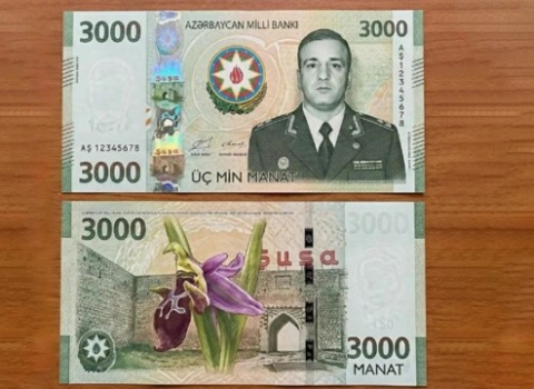 Üzərində Polad Həşimovun şəkli olan 3000 manatlıq əsginaslar tədavülə buraxılıb?