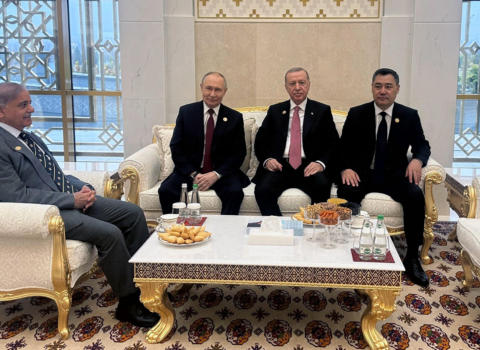 Ərdoğanla Putinin liderlərlə səmimi söhbəti – VİDEO