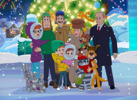 Putin məşhur cizgi filmi personajı oldu 