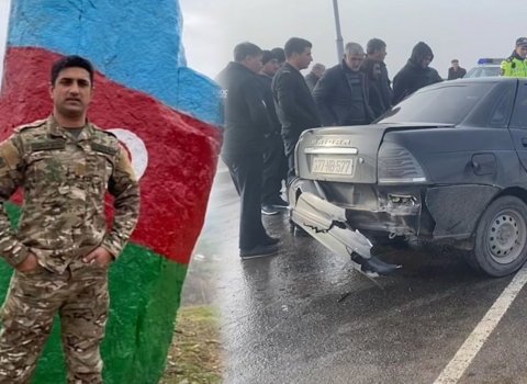 Mais Bərxudarovun sürücüsü olmuş hərbçi qəzada həlak oldu – VİDEO