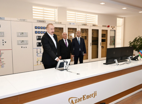 “Xankəndi-1” elektrik yarımstansiyası istismara verildi