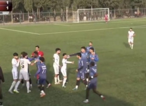Azərbaycanda futbolçular arasında dava düşdü – VİDEO