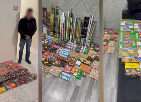 Bakıda 803 qutu pirotexniki vasitə aşkarlandı