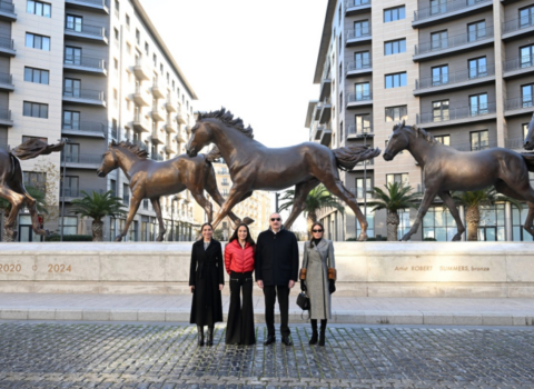 Prezident İlham Əliyev “Bakı Ağ Şəhər”də olub