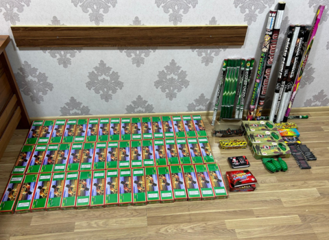 Xətaidə 480 qutu pirotexniki vasitə aşkarlandı