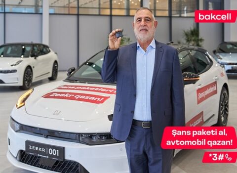 “Bakcell”in lotereyasında 12-ci lüks avtomobil sahibinə təhvil verildi
