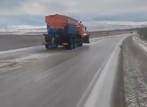 Bakı-Şamaxı yolunda avtomobillərin hərəkəti məhdudlaşdırıldı – Video