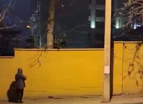 İranda divarlara Tramp üçün mesaj yazıldı – FOTO