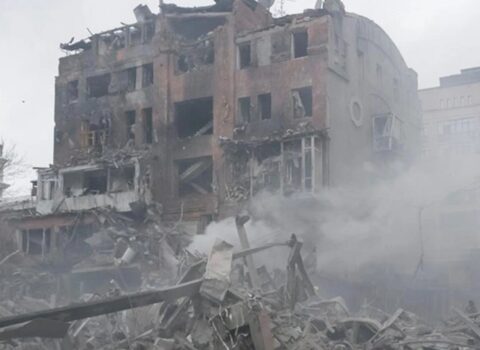 Rusiya ordusu Xarkova raket zərbəsi endirib, ölənlər və yaralılar var