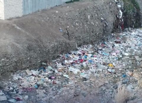 Gəncəçay zibil yatağına çevrilib – FOTO