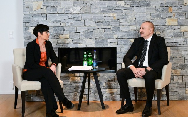 İlham Əliyev Marta Kosla görüşdü İlham Əliyev Marta Kosla görüşdü