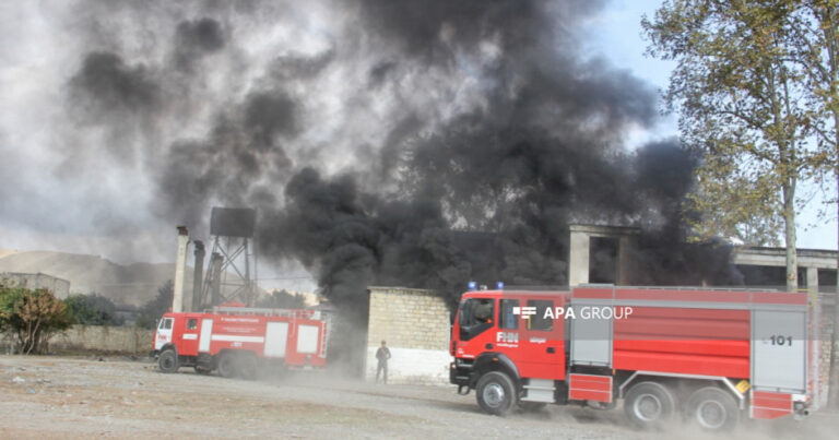 Sumqayıtda ev yanıb – VİDEO