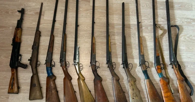 Qanunsuz saxlanılan silah-sursat aşkar edilib Qanunsuz saxlanılan silah-sursat aşkar edilib