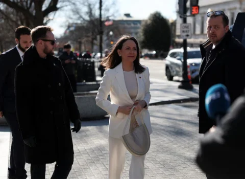 Venesuela müxalifətinin lideri Mariya Korina Maçado Ağ Evə gəlib