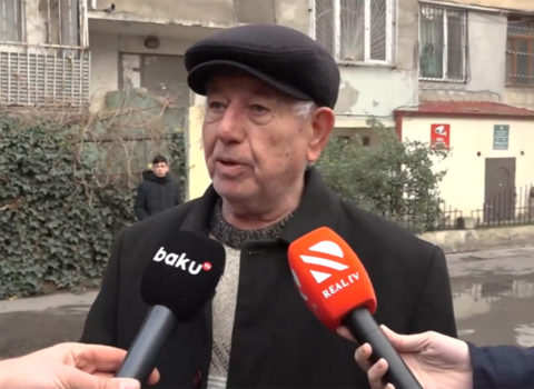 “Ev cəhənnəmə yansın, yoldaşımla nəvəmi son anda çıxarıblar” – Video